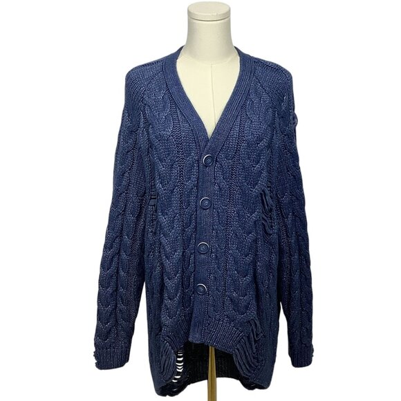 AMASS Blue Cardigan - Picture 1 of 4